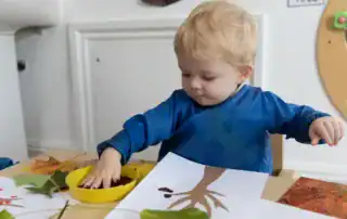 fingers painting for arts and crafts
